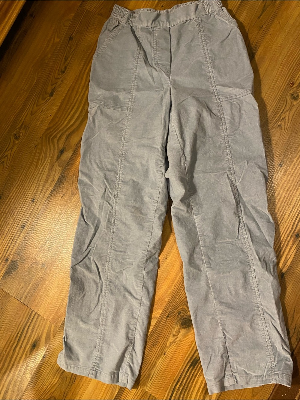 Light blue pull on pants